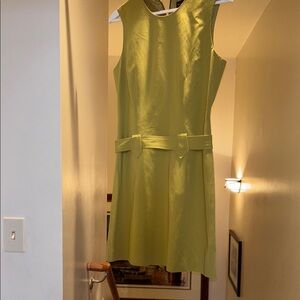 Banana Republic Green Sheath Knee-Length Dress